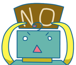 The robot who calls Robot sticker #7413238