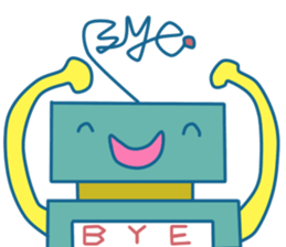 The robot who calls Robot sticker #7413239