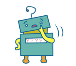 The robot who calls Robot sticker #7413251