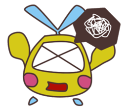 The robot who calls Robot sticker #7413252