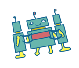 The robot who calls Robot sticker #7413257