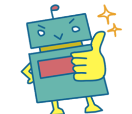 The robot who calls Robot sticker #7413260
