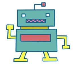 The robot who calls Robot sticker #7413262