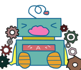 The robot who calls Robot sticker #7413263