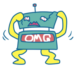 The robot who calls Robot sticker #7413269
