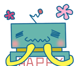 The robot who calls Robot sticker #7413274