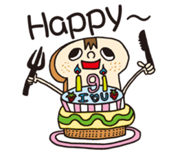 Toast Man sticker #7413782