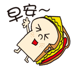 Toast Man sticker #7413784