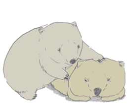 wooooooooombat sticker #7415357