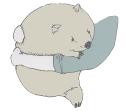 wooooooooombat sticker #7415358