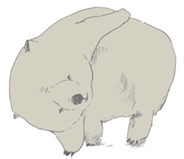 wooooooooombat sticker #7415364