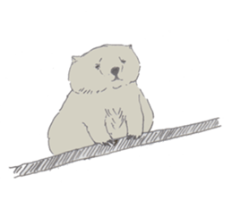 wooooooooombat sticker #7415365