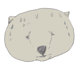 wooooooooombat sticker #7415367