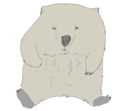 wooooooooombat sticker #7415375