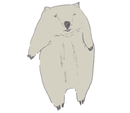 wooooooooombat sticker #7415379