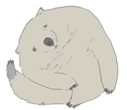 wooooooooombat sticker #7415383