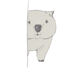 wooooooooombat sticker #7415394