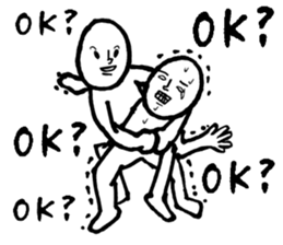 Wrestler-ish people sticker #7415489