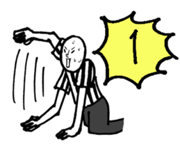 Wrestler-ish people sticker #7415500