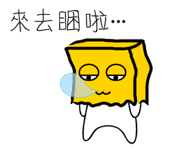 cute bag man sticker #7415599