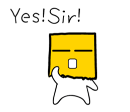 cute bag man sticker #7415624