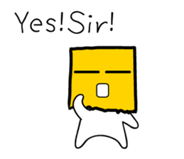 cute bag man sticker #7415624