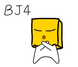 cute bag man sticker #7415627