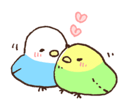 Small birds sticker sticker #7416006