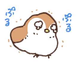 Small birds sticker sticker #7416018