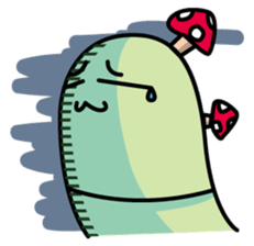 caterpillars & ant sticker #7416125