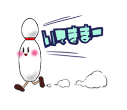 WE LOVE BOWLING W sticker #7416161