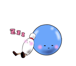 WE LOVE BOWLING W sticker #7416170