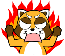 Clean freak Raccoon sticker #7416720