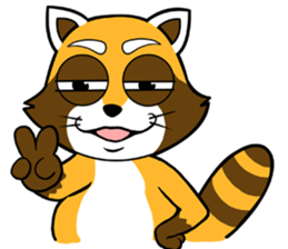 Clean freak Raccoon sticker #7416733