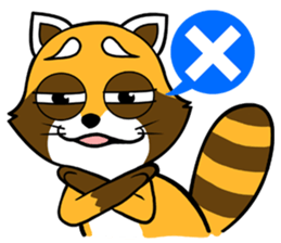 Clean freak Raccoon sticker #7416736