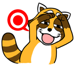 Clean freak Raccoon sticker #7416737