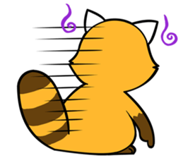 Clean freak Raccoon sticker #7416738