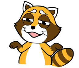 Clean freak Raccoon sticker #7416739