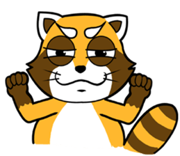 Clean freak Raccoon sticker #7416741