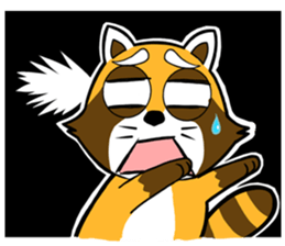 Clean freak Raccoon sticker #7416745