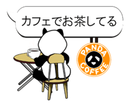 Monochrome Panda PART3 sticker #7417091