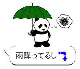 Monochrome Panda PART3 sticker #7417105