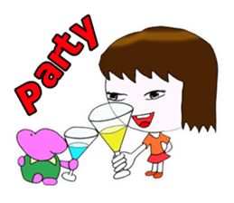 Somsa & Hippo Robot sticker #7417167