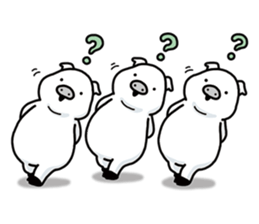 Three white Little Pigs sticker #7418323