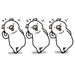 Three white Little Pigs sticker #7418327