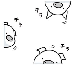 Three white Little Pigs sticker #7418340