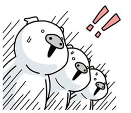 Three white Little Pigs sticker #7418348