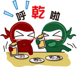 Office Ninja sticker #7418592