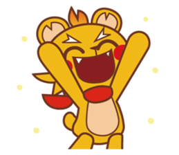 Passionate bear -Abel- sticker #7418900