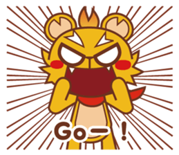 Passionate bear -Abel- sticker #7418901